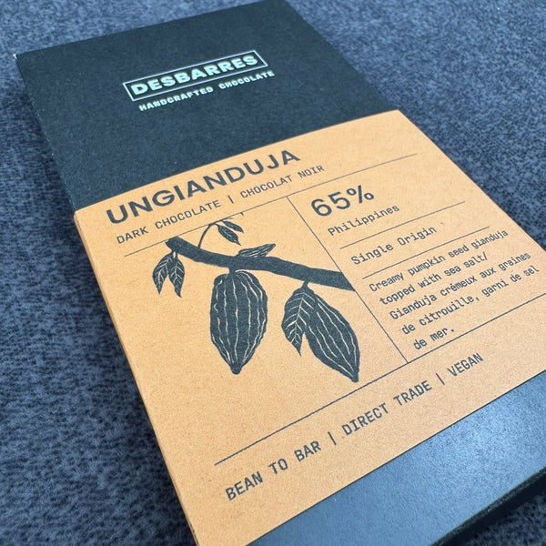 Ungianduja Limited Edition Dark Chocolate Bar- restock in June