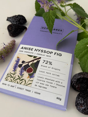 Anise Hyssop Fig Dark Chocolate Bar