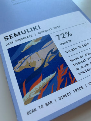 Semuliki Forest 72% Dark Chocolate Bar