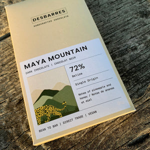 Maya Mountain 72% Dark Chocolate Bar