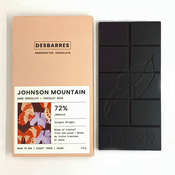 Johnson Mountain 72% Dark Chocolate Bar