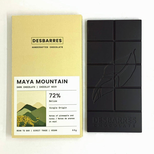 Maya Mountain 72% Dark Chocolate Bar