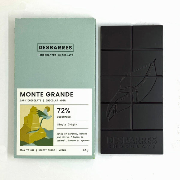 Monte Grande 72% Dark Chocolate Bar