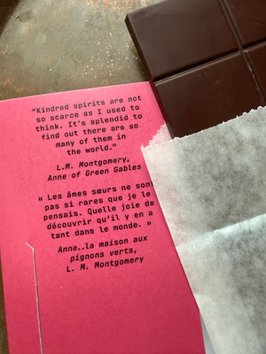 Raspberry Cordial Dark Chocolate Bar