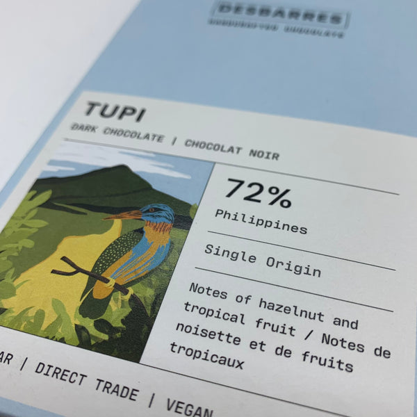Tupi 72% Dark Chocolate Bar