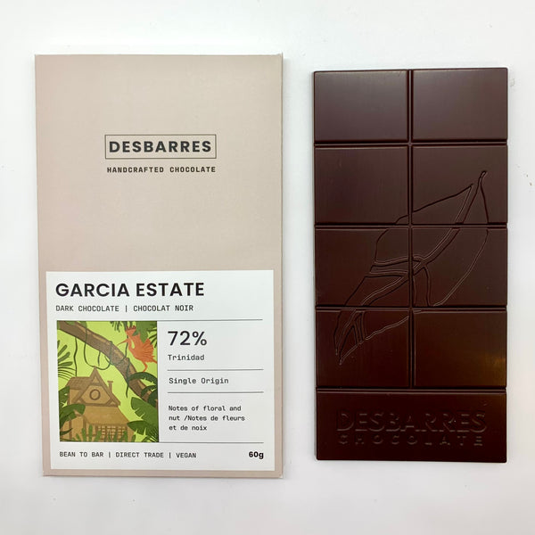 Garcia Estate 72% Dark Chocolate Bar