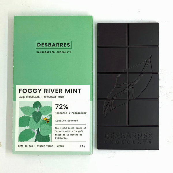 Foggy River Mint Dark Chocolate Bar
