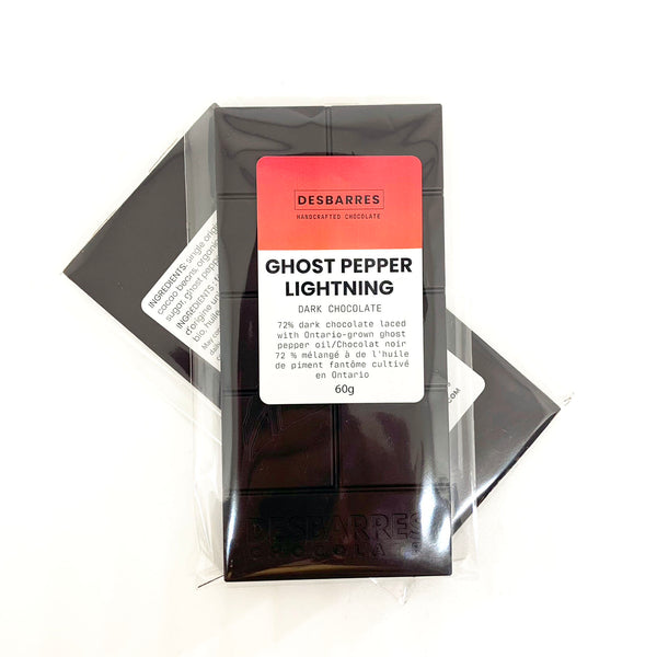 Ghost Pepper Lightning Dark Chocolate Bar