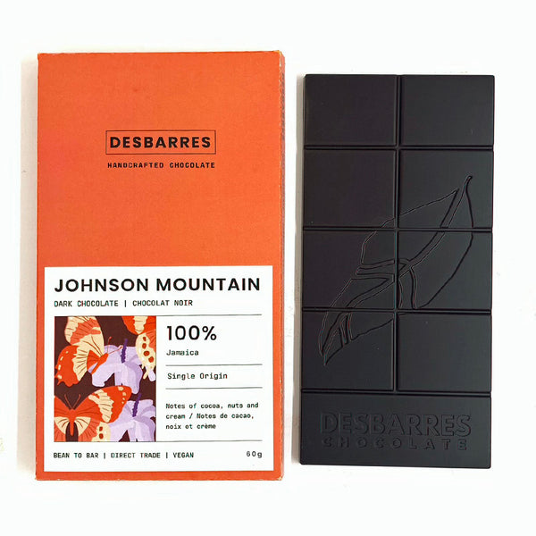 Johnson Mountain 100% Very Dark Chocolate Bar